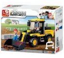 Конструктор Строительная техника . Погрузчик (212дет.) в кор.