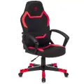 Кресло геймерское Zombie 10 черный/красный текстиль/эко. кожа крестовина пластик