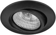 Светильник черный точечный встраиваемый декоративный под LED лампы Teso adj 011087