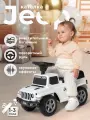 Каталка-толокар пушкар Sweet Baby Jeep 664 с багажником и звуковыми эффектами