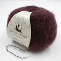 Пряжа Vento d'Italia Merino kid mohair 08 (5 мотков по 50г/600м) бордо