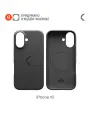 Силиконовый чехол COMMO Shield Case для Apple iPhone 16 с поддержкой беспроводной зарядки, Черный