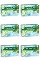 Palmolive Туалетное мыло Натурэль Бодрящая Свежесть с экстрактами зелёного чая и огурца, 90 г, 6 шт