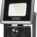 Прожектор светодиодный уличный Wolta WFL-20W/08S 20 Вт 5700 К IP65 нейтральный белый свет с датчиком движения