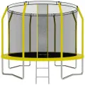 Батут с защитной сеткой SWOLLEN Comfort Overlap 10 FT (305 см) (Yellow) детский, для детей, уличный, для улицы, для дачи