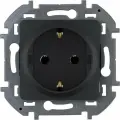 10 шт. Legrand INSPIRIA Антрацит Розетка 2К+З - немецкий стандарт - 16 А - 250 В, 673723