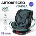 Автокресло детское ISOFIX Farfello YB102A группа 0+/1/2/3 (0-36 кг), новый зеленый