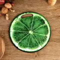 Доска разделочная круглая кухонная Лайм в разрезе, 26,5 см 5050306