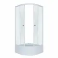 Душевой уголок Triton Полосы В 100*100 см, средний поддон (четверть круга)