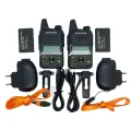 Комплект раций BAOFENG BF-T1 Mini 2 шт, зарядка USB, с гарнитурами
