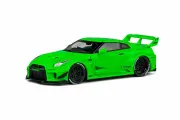 Модель коллекционная SOLIDO Nissan gt-r (R35) liberty walk body kit light green