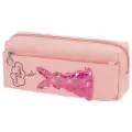 Пенал-косметичка Юнландия Зайка, 2 отделения, мягкий, розовый, 20х7х9см (228988), 16шт.