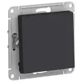 Выключатель 1-кл. СП AtlasDesign 10А IP20 (сх. 1) 10AX с самовозвратом механизм карбон ATN001015 Schneider Electric (3шт.)