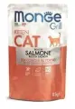 Monge Grill влажный корм для котят всех пород, кусочки в желе, норвежский лосось 85 гр (18 шт)