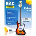 Бас-гитара 39 Санберст Jazz Bass J-J Fabio JB-10 SB