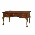 Стол письменный DOMKORLEONE в стиле Chippendale, CT5D-M красное дерево (mahoganywood), цвет орех NAA (светло-коричневый)