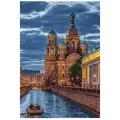 Алмазная мозаика Гранни «Храм Спаса на Крови» (70х50 см, полная выкладка, квадратные стразы)