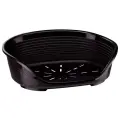 Лежак пластиковый для собак FERPLAST SIESTA DELUXE 8, 82 х 59,5 х 25 см (черный)