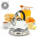 Чайник со свистком Мерали со вкусом из нержавеющей стали для всех типов плиты 3л
