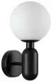 Настенный светильник Odeon Light OKIA 4668/1W, G9, 40 Вт, металл, стекло, черный
