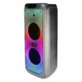 Портативная колонка Microlab PT1000W, RGB-подсветка, Bluetooth, 5400 мАч, черная