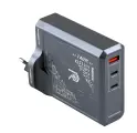 Remax Mecha Warrior RP-U106, черный / 2 Type-C + USB, 140W / Сетевое зарядное устройство