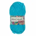 Пряжа ARACHNA UMKA 100% полиэстер 5 шт. х 100 г 120 м №12 яр. голубой
