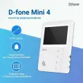 Видеодомофон для квартиры D-fone Mini 4 (Белый), IPS дисплей 4 480x272, cовместим с подъездным домофоном через блок сопряжения