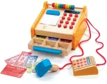Набор игровой HAPE для детей Деревянная касса Супермаркет из 35 пред. E3121_HP