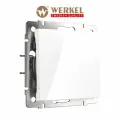 Перекрестный одноклавишный выключатель/переключатель Werkel W1113001 белый IP20