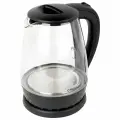 Чайник электрический CROMEX KT-308, 1,8 л, 1500 Вт, стекло, черный, 455150, 455150