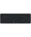 Клавиатура RAPOO E9310M Черный Bluetooth/Радиоканал