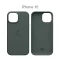 Силиконовый чехол COMMO Shield Case для iPhone 15, с поддержкой беспроводной зарядки, Тёмно-серый