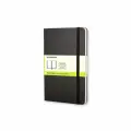 Блокнот Moleskine Classic Pocket 90x140 мм 192стр нелинованный твердая обложка черный (QP012)