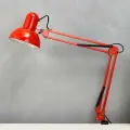 Лампа настольная на шарнире 800 «Крус, красная» E27 40W RISALUX