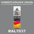 Универсальная быстросохнущая эмаль ONLAK в баллончике, быстросохнущая, матовая, для металла, дерева, бетона, кирпича, пластика, стекла, спрей 520 мл, RAL7037