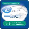 Подгузники для взрослых iD Slip Super, S, 14 шт., 1 уп.