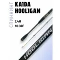 Спиннинг KAIDA Hooligan 2,4 м, тест 10-30г, рыболовный спиннинг