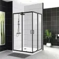 Душевой уголок BelBagno UNO-195-AH-2-120/100-C-NERO