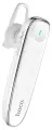 Bluetooth моно гарнитура Hoco E49 Young White микрофон с наушником, hands free - белый