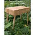 Туалетный столик Береза, с ящиками, массив дерева, 17,6 кг, 77x70x40 см
