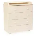 Пеленальный комод BEBIZARO REGENCY FOUR VANILLA (ШхГхВ) 84х44х97 см
