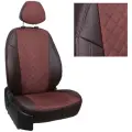 Комплект чехлов Автопилот Алькантара ромб Hyundai Tucson I c 04-10г. / Kia Sportage II c 04-08г. Шоколад + Шоколад