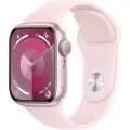 Смарт-часы Apple Watch Series 9 A2980, 45мм, светло-розовый/розовый [mr9g3ll/a]