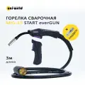 Горелка сварочная MIG-15 START everGUN длина 3 метра + подарок сопло ms15