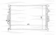 Радиатор охлаждения двигателя для Форд Фокус 3, Мондео 4, Ленд Ровер Фрилендер 2, Вольво S60 2 KK0215 FREE-Z