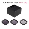 TELESIN ND8 16 32 CPL Фильтры для объектива GoPro 9 10 11 12 ND8 16 32