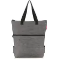 Термосумка Reisenthel Cooler Twist Silver, полиэстер, серая, 43,5 х 12,5 х 43,5 см