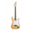 Электрогитара Stratocaster Бежевая Fabio ST100 Beige S-S-S, 1V+2T (Электрогитара для начинающих)