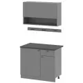 Кухонный гарнитур Энни 1000мм Графит серый (со столешницей) Fi 1 шт